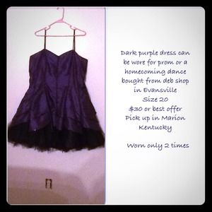 Dress bought from deb dress shop