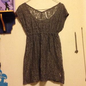 grey lace free people top