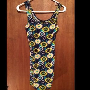 Abstract Multi color dress!