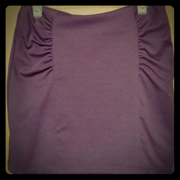 Plum skirt