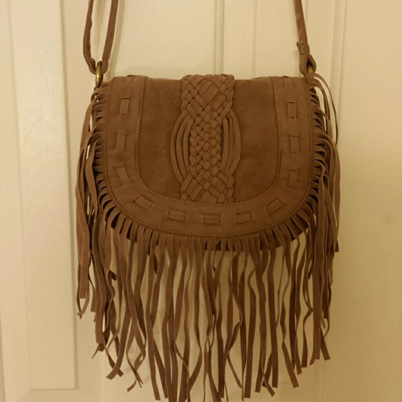 Fringe crossbody bag