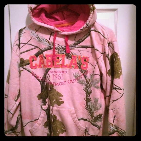 Cabelas Pink Camo Hoodie