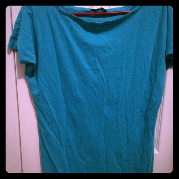 VS teal off the shoulder tunic