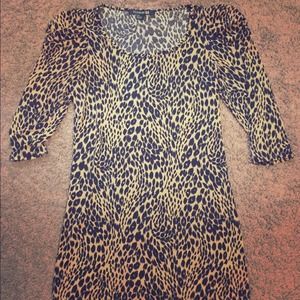 Cheetah print dress