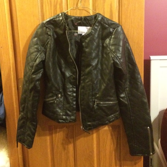 Fake Leather Jacket