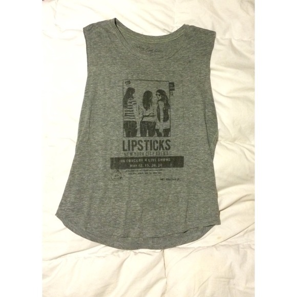 Pretty little liars lipsticks muscle tank top