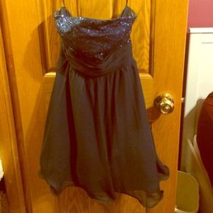 Sparkly Navy Blue Dress