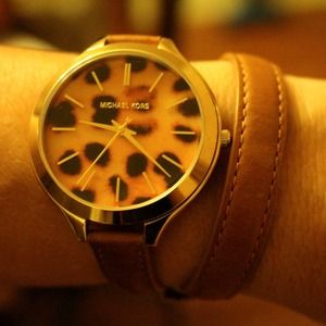 Michael Kors double strap watch