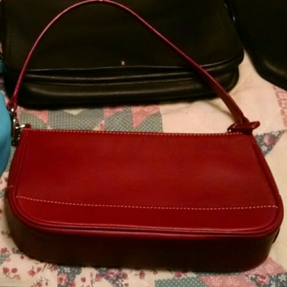 Authentic Coach small purse/  or. wristlet