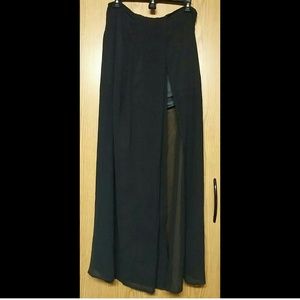 Maxi skirt with shorts