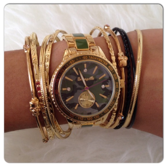 Betsey Johnson Accessories - 🆕Betsey Johnson Camo Boyfriend Watch