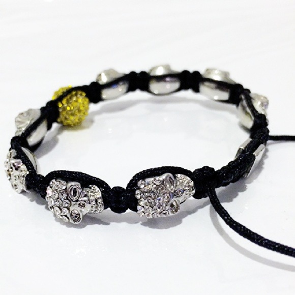 🚨SALE🚨 Crystal Skull Shambala Bracelet - Picture 4 of 4