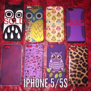 iPhone 5/5S cases. Prices vary for each
