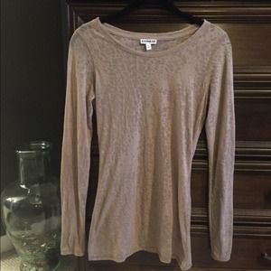 Express Long Sleeve Sheer Tee