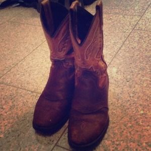 Leather Cowboy Boots