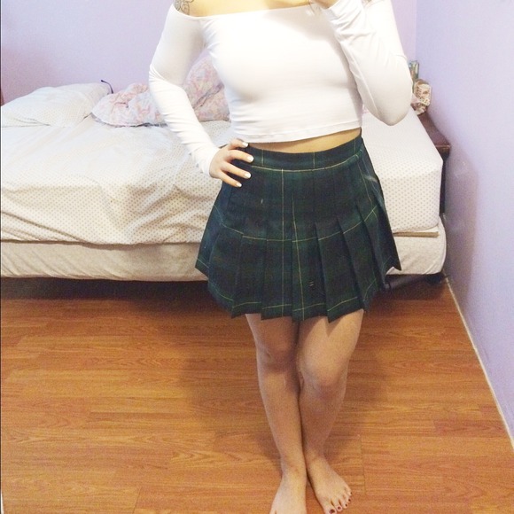 American Apparel Plaid Tennis Skirt:Madeline Plaid