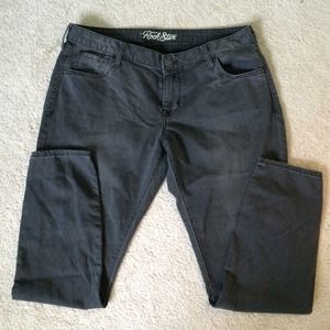 Grey Rockstar jeans from Old Navy