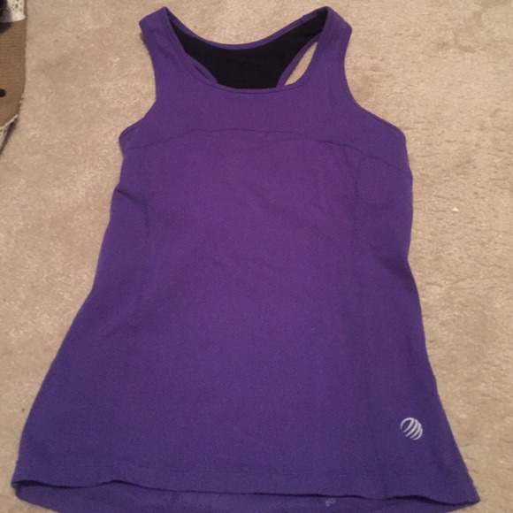 Purple sports top