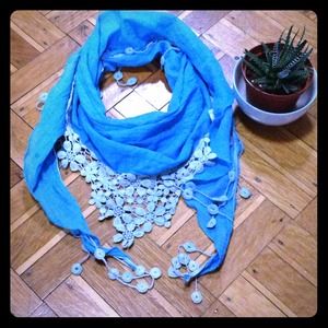 Beautiful free people boho chic summer scarf