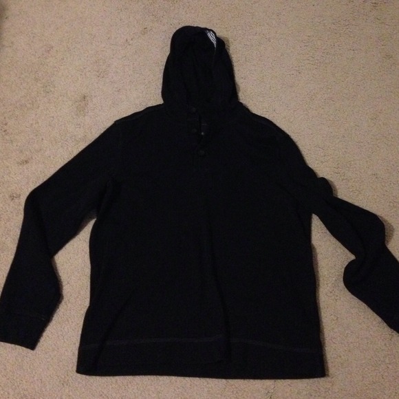 🚫SOLD!!🚫 New Men's navy blue 3-button Hoodie