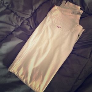 size 0R white hollister jeans