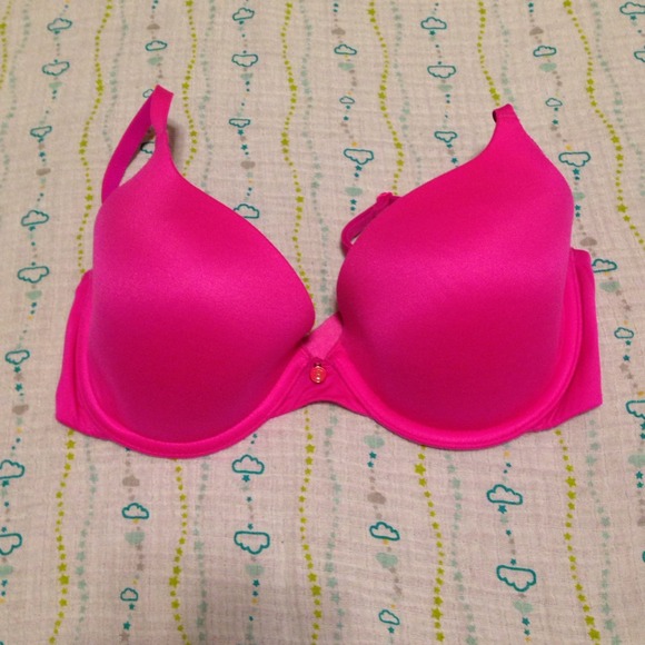 BUNDLED Lined Demi VC hot pink bra