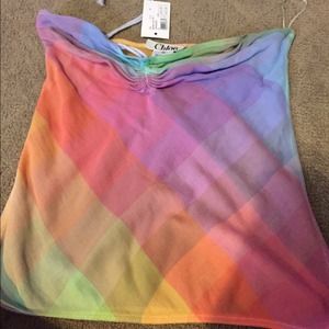 Chloe strapless top size small !