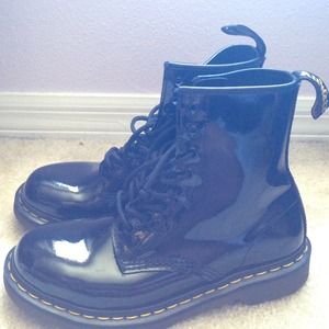 Patent Leather Doc Martens!! UK 6