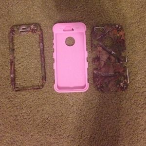 Camo/pink iPhone 5/5s case