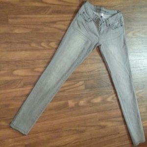 Blue ASPHALT gray skinny leg jeans