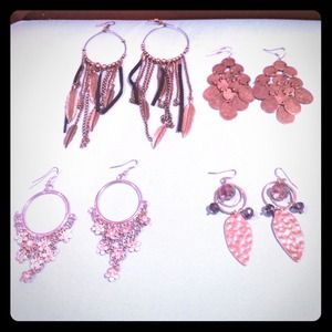 🎉4pc BUNDLE Francesca's Statement Earrings