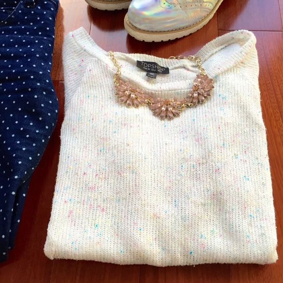 Topshop Sweaters - [topshop] casual confetti sweater