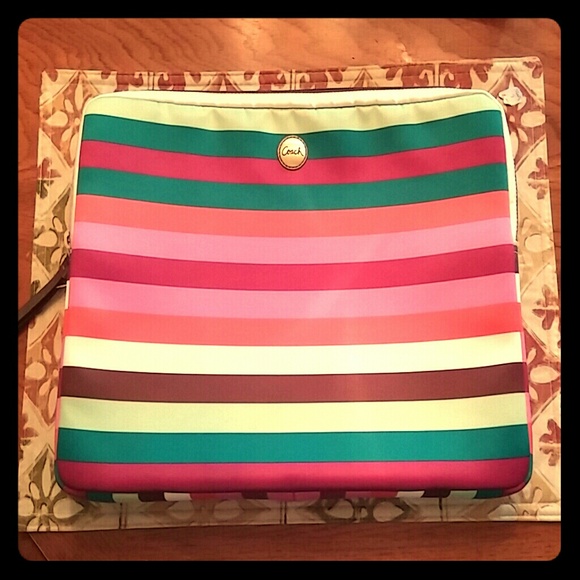 Coach Laptop Case/IPad