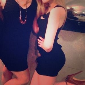 Little black dress.