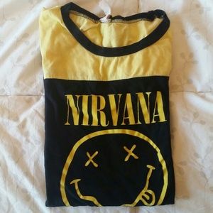 rare vintage nirvana tshirt