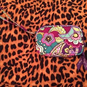 Vera Bradley small tech case in Heather