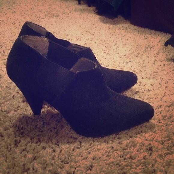 Levity black point toe booties.