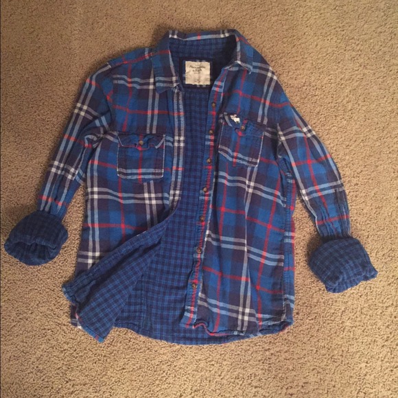 **SOLD** Plaid Abercrombie Button Up