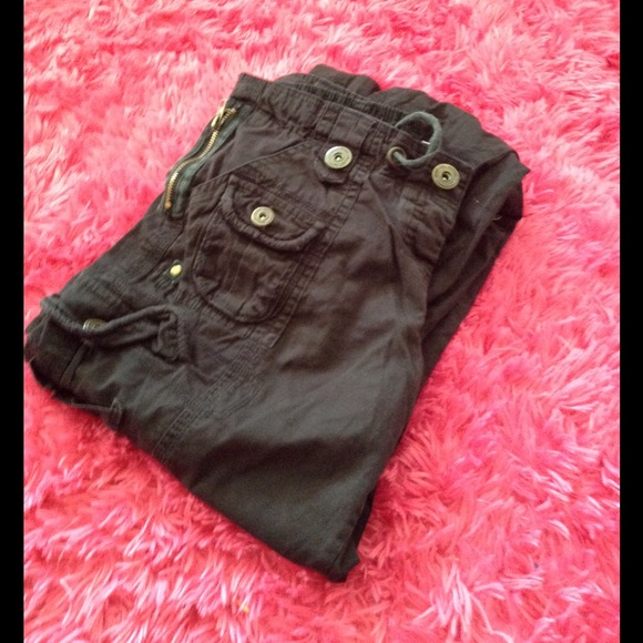 Dark studded pants