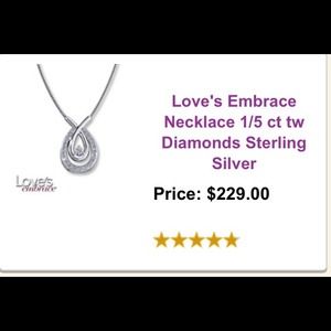 Kay jewelers "Loves Embrace" diamond necklace