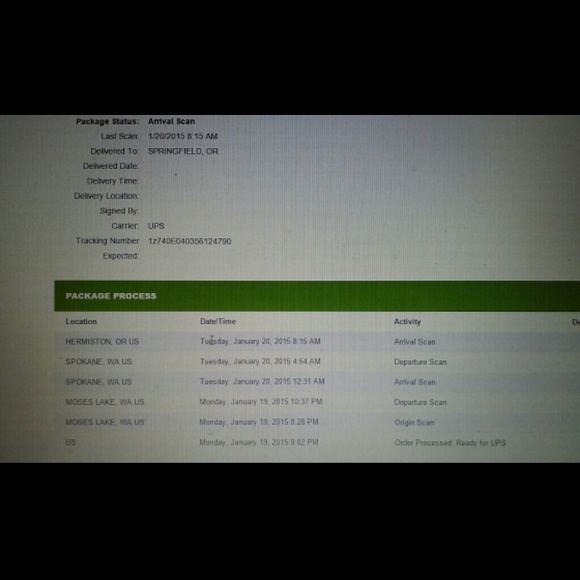 Tracking info - Picture 3 of 4