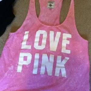 VS pink tank top
