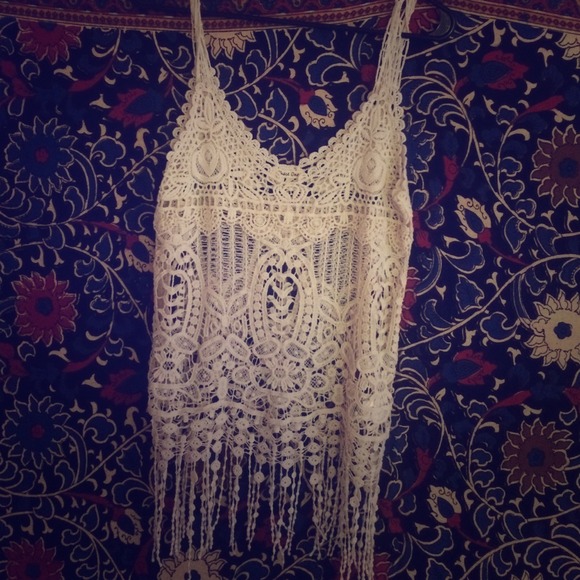 Phase One brand crochet tank top