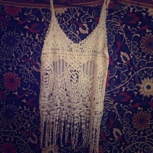 Phase One brand crochet tank top