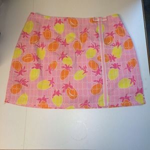 Bermuda Pink Pineapple print Lilly Pulitzer skort!
