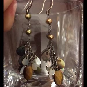 Shell dangle earrings