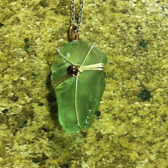 Unique rock necklace