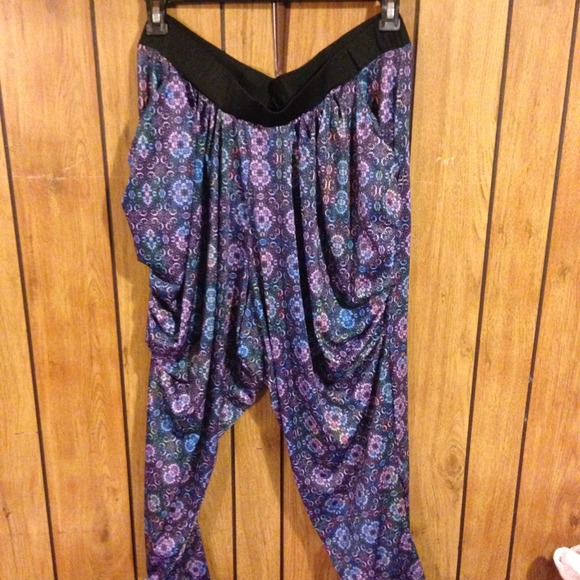 Printed Harem Pants
