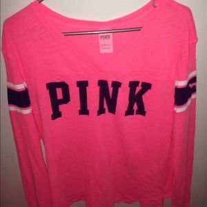 PINK VS pink long sleeve