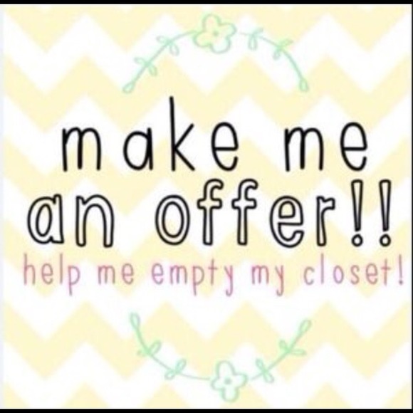 Everything must go & everything is negotiable! 😝